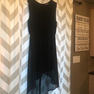 High Low Black Dress
